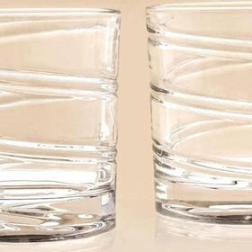Jumbo Glory 2x250 ml Çizgili Viski Bardağı