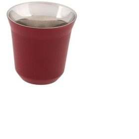 Jumbo Glory 7 Double Wall Kırmızı 2'li 160 ml Termo Çelik Fincan