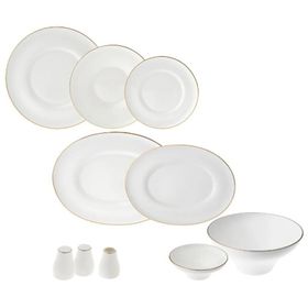 Jumbo Gold Star Fine Bone 60 Parça 12 Kişilik Yemek Takımı