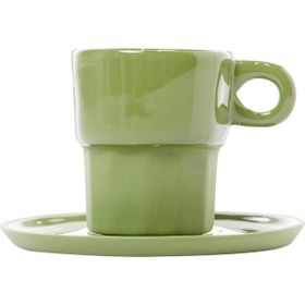 Jumbo Golf Line Yeşil Suki Espresso Bardağı