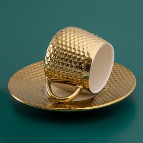 Jumbo Golf Titanyum Gold 2'li Kahve Fincan Takımı