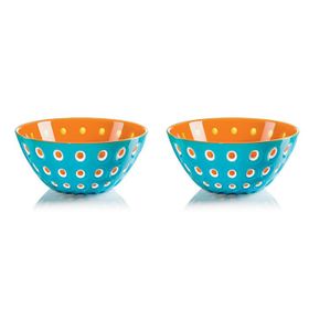 Jumbo Guzzini Le Murrine 2li Mavi Turuncu Kase