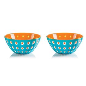 Jumbo Guzzini Le Murrine 2li Mavi Turuncu Kase