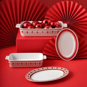 Jumbo Hollie Yılbaşı Büyük Boy 5X19X5,5 CNFırın Tepsisi