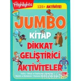 Jumbo Kitap Dikkat Geliştirici Aktiviteler - Dikkat Atölyesi Yayınları