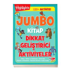 Jumbo Kitap Dikkat Geliştirici Aktiviteler - Dikkat Atölyesi Yayınları