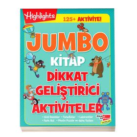 Jumbo Kitap Dikkat Geliştirici Aktiviteler - Dikkat Atölyesi Yayınları
