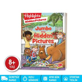 Jumbo Kitap Hidden Pictures Dikkat Geliştirme Serisi - Dikkat Atölyesi Yayınları