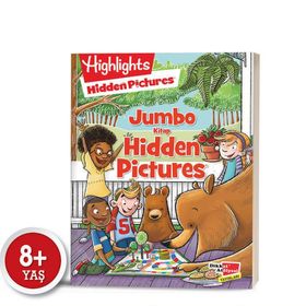 Jumbo Kitap Hidden Pictures Dikkat Geliştirme Serisi - Dikkat Atölyesi Yayınları