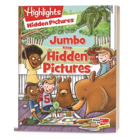 Jumbo Kitap Hidden Pictures Dikkat Geliştirme Serisi - Dikkat Atölyesi Yayınları