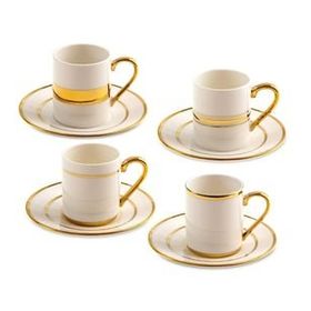 Jumbo Luces Gold 4 Kişilik Kahve Fincan Takımı
