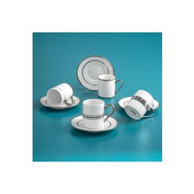 Jumbo Luces Platin 90 ml 4 Kişilik Kahve Fincan Takımı