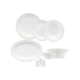 Jumbo Merlem 55 Parça Gold 12 Kişilik Yemek Takımı