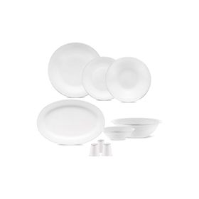 Jumbo Merlem 55 Parça Platin 12 Kişilik Yemek Takımı