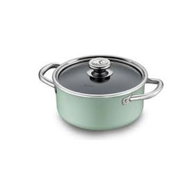 Jumbo Mint Green 7 Parça Granit Tencere Seti
