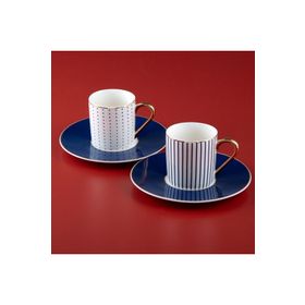 Jumbo Navy 2 Kişilik Kahve 90 ml Fincan Takımı