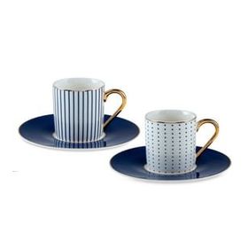 Jumbo Navy 2 Kişilik Kahve 90 ml Fincan Takımı