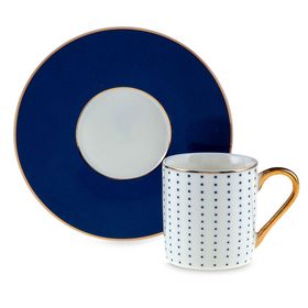 Jumbo Navy 2 Kişilik Kahve 90 ml Fincan Takımı