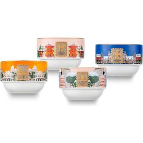 Jumbo New Year Countries 8.5 cm 4'lü Çerezlik