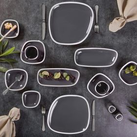 Jumbo Olive 28 Parça 6 Kişilik Kahvaltı Takımı
