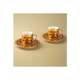 Jumbo Palast Bordo 2 Kişilik Kahve Fincan Takımı