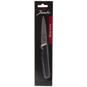 Jumbo Practico 9 cm Alman Çeliği Black Tırtıklı Soyma Bıçağı
