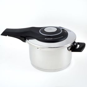 Jumbo Procook 4.5 lt Gri Paslanmaz Çelik Düdüklü Tencere