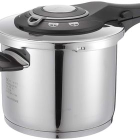 Jumbo Procook 6 Litre Siyah /Açık Gri Düdüklü Tencere
