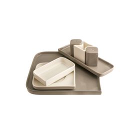 Jumbo Quadro Grey 27 Parça Kahvaltı Takımı
