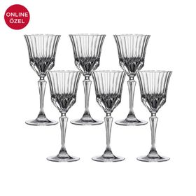Jumbo Rcr Adagio 6'lı Büyük Kadeh Takımı