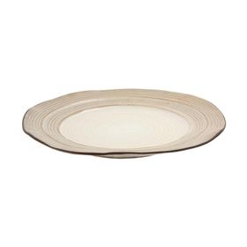 Jumbo Rustik 27 cm Düz Tabak