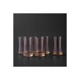 Jumbo Sandy Amber 6'Lı Meşrubat Bardağı