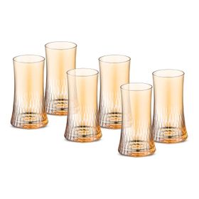 Jumbo Sandy Amber 6'Lı Meşrubat Bardağı