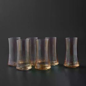 Jumbo Sandy Amber 6'Lı Meşrubat Bardağı