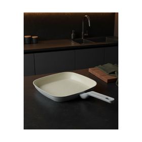 Jumbo Swiss Crystal Light Grey Grill 28 cm Tava
