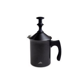 Jumbo Timeless 400 ml Venti Siyah Çelik Süt Köpürtücü