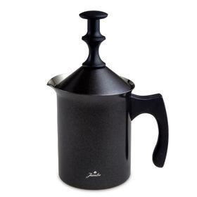 Jumbo Timeless 400 ml Venti Siyah Çelik Süt Köpürtücü