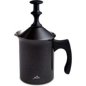 Jumbo Timeless 400 ml Venti Siyah Çelik Süt Köpürtücü