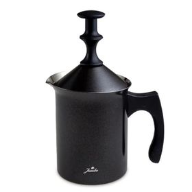 Jumbo Timeless 400 ml Venti Siyah Çelik Süt Köpürtücü