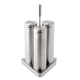Jumbo Timeless Mat Standlı Tuzluk Biberlik Kürdanlık
