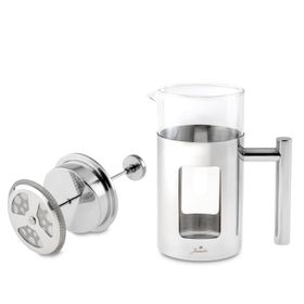 Jumbo Timeless Venti 1000 ml Silver Çelik French Press