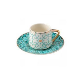 Jumbo Turquoise 2 Kişilik Kahve Fincan Takımı