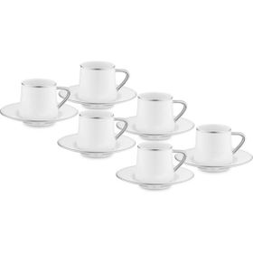 Jumbo Valetta Platin 12 Parça 6 Kişilik Fincan Takımı