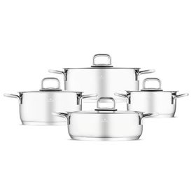 Jumbo Web New Myra 8 Parça İndüksiyon Tabanlı Çelik Tencere Seti