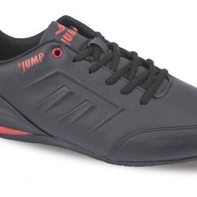 Jump 11743 Siyah Kırmızı Erkek Spor Ayakkabı