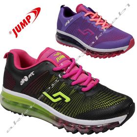 Jump 15505 Siyah Fuşya Kadın Spor Ayakkabı