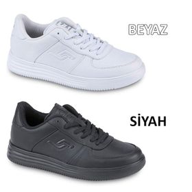 Jump 21516 Beyaz Siyah Kadın Spor Ayakkabı