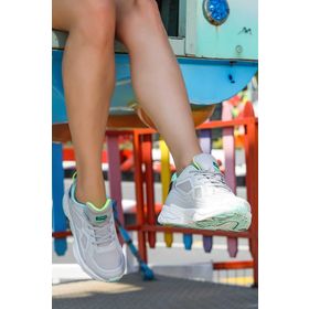 Jump 24711 Açık Gri Lacivert Kadın Spor Ayakkabı
