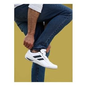 Jump 24860 Beyaz-Lacivert Erkek Spor Ayakkabı