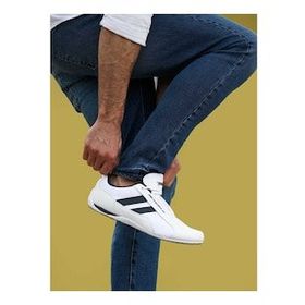 Jump 24860 Beyaz-Lacivert Erkek Spor Ayakkabı